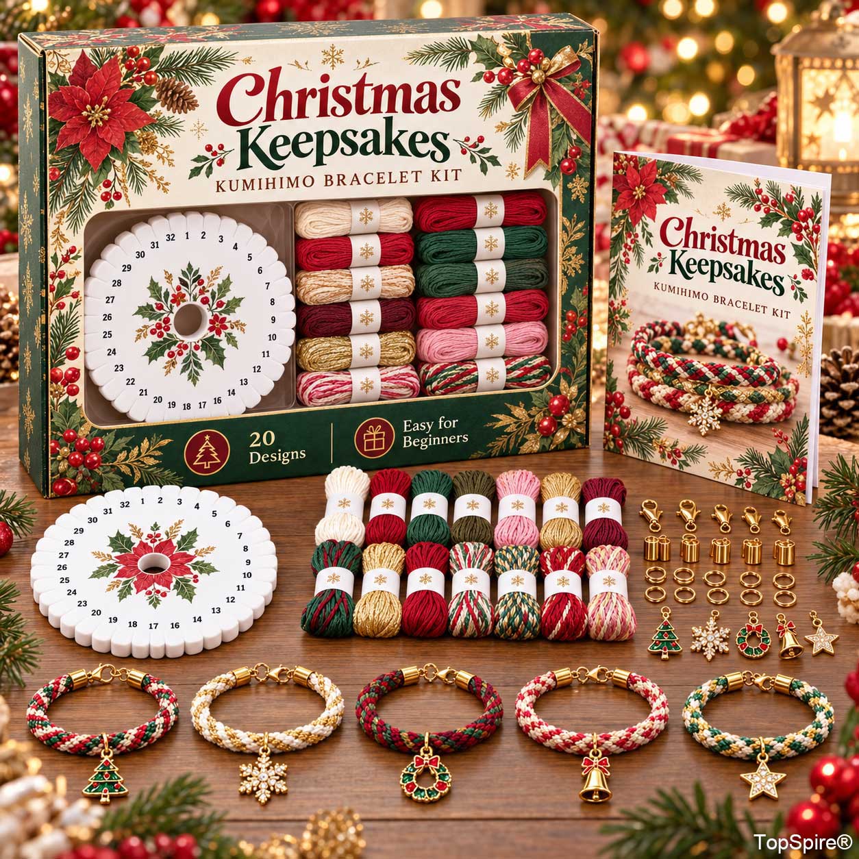 TopSpire® Christmas Kumihimo Bracelet Kit – kynhold.com