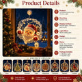 ⏳ Last Day 49% OFF – 🎄Lighted Christmas Window Decoration with Suction Cup | Warm LED Window Light with Double-Layer Design & Multiple Festive Styles ✨