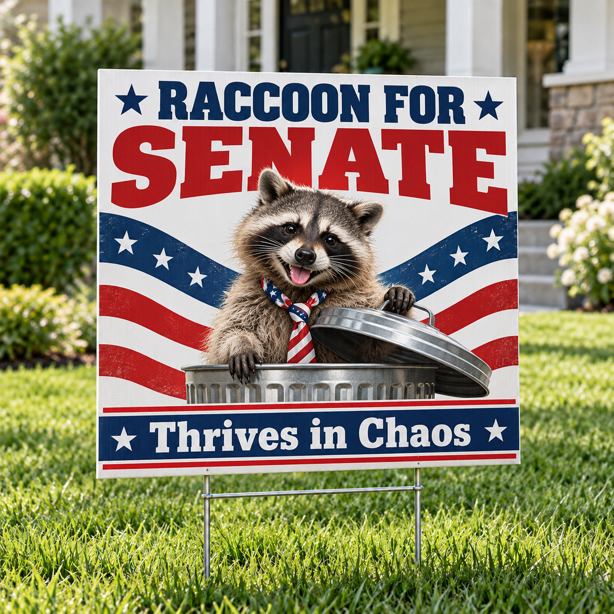 Funny Animal Election Yard Signs – Hilarious Political Humor Lawn Decor