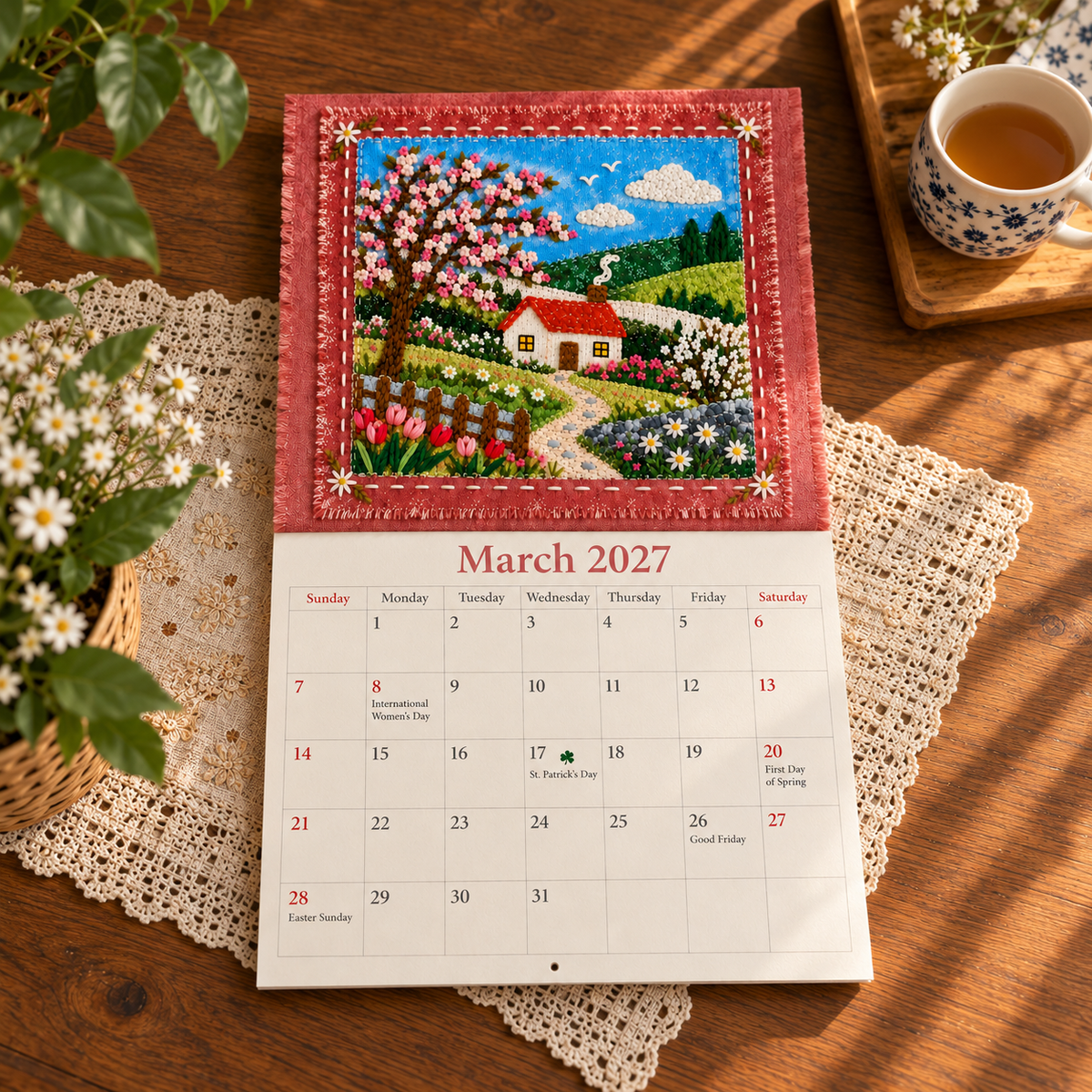 TopSpire®2027 Miniature Landscape Calendar + DIY Tutorial Booklet