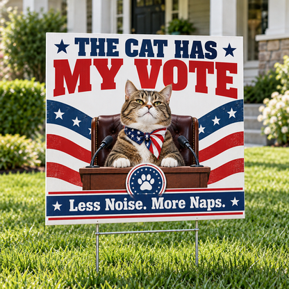 Funny Animal Election Yard Signs – Hilarious Political Humor Lawn Decor