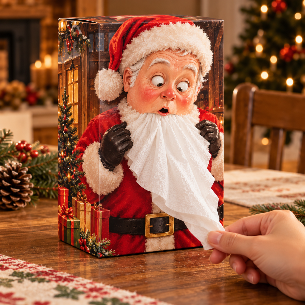 Fun Christmas Tissue Box
