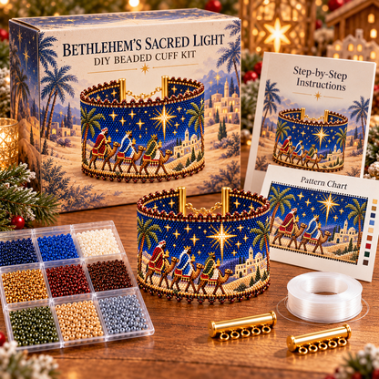 TopSpire® Bethlehem's Sacred Light DIY Beaded Cuff Kit
