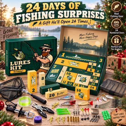 ⏳ Last day! 50% OFF – 🎣24-Day Fishing Countdown Calendar