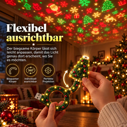 🎄 Weihnachts-Projektor mit LED-Beleuchtung