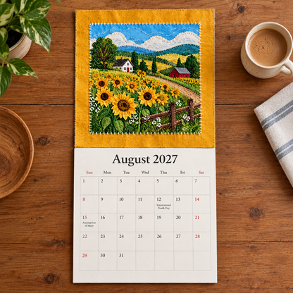 TopSpire®2027 Miniature Landscape Calendar + DIY Tutorial Booklet