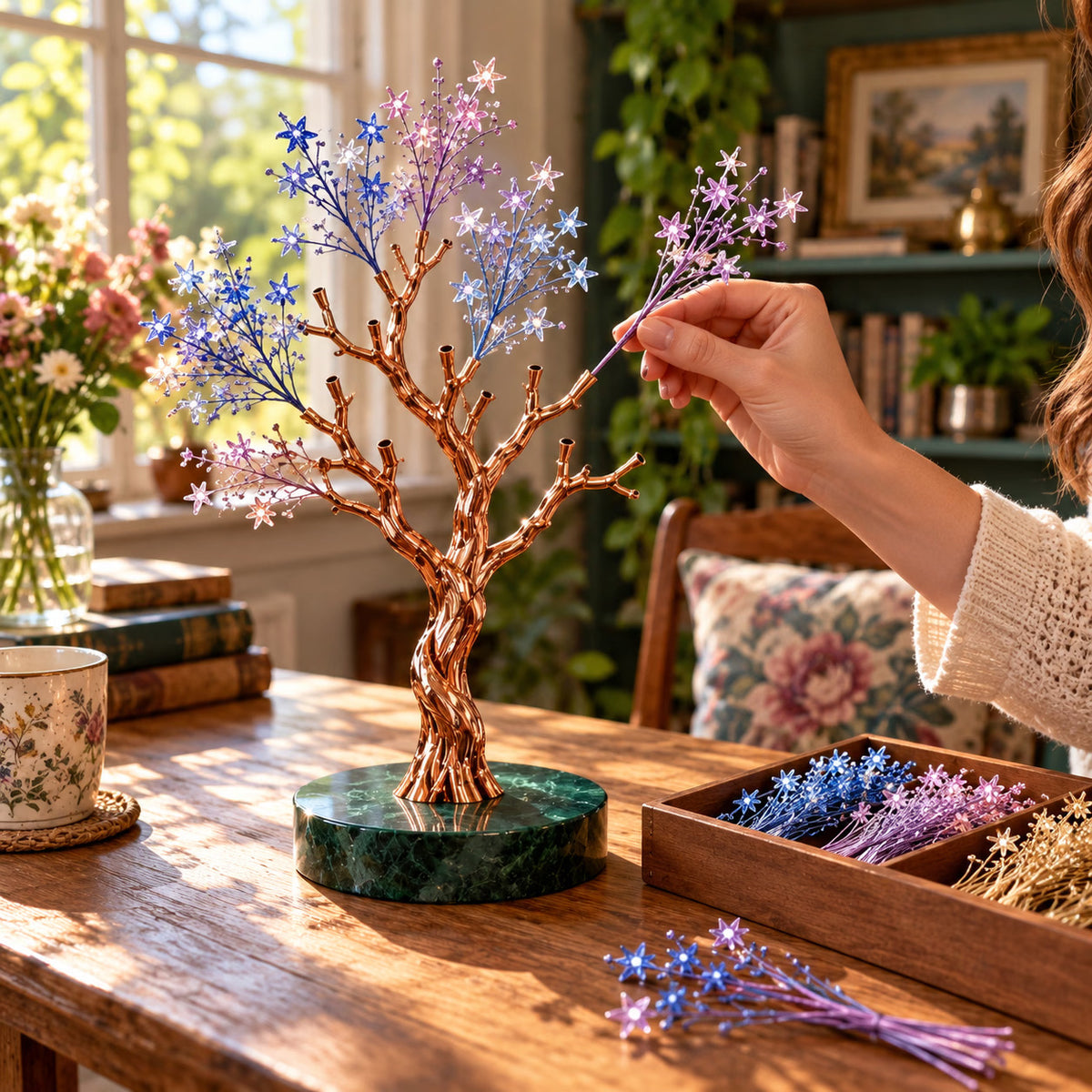 DIY Starlit Blossom Tree Art Kit