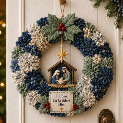 🔥49% Off Last Day 🔥 3D Fabric Poke Wreath DIY Kit