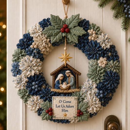 🔥49% Off Last Day 🔥 3D Fabric Poke Wreath DIY Kit