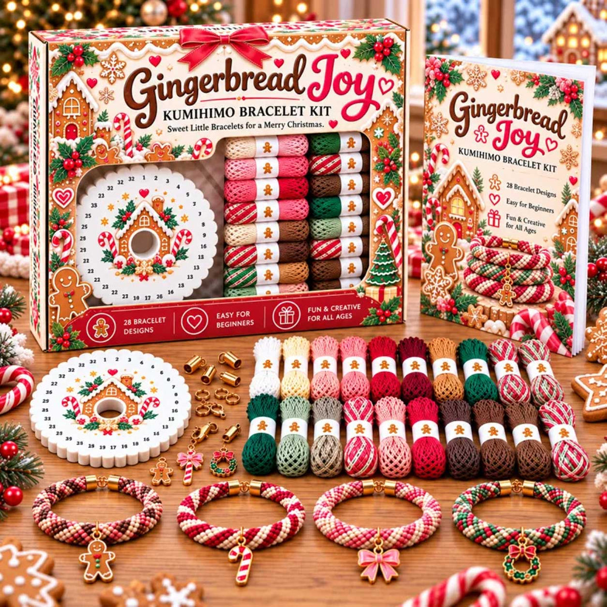 TopSpire® Christmas Kumihimo Bracelet Kit