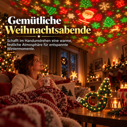 🎄 Weihnachts-Projektor mit LED-Beleuchtung