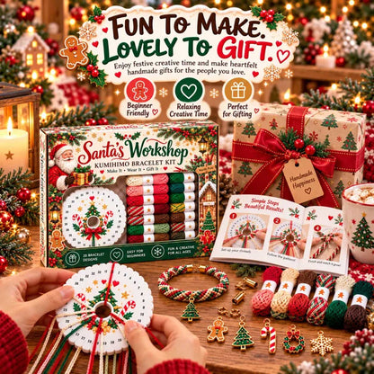 TopSpire® Christmas Kumihimo Bracelet Kit