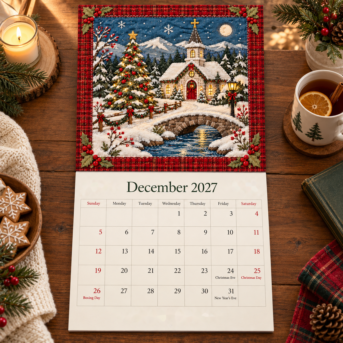 TopSpire®2027 Miniature Landscape Calendar + DIY Tutorial Booklet