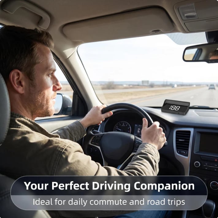 🔥Limited-time buy one get one free 🚗 Head-up display, in-car GPS, digital speedometer 📟