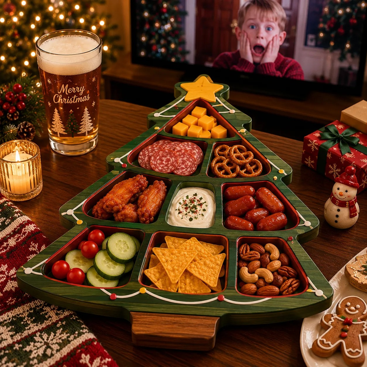 🎉Last Day 49% OFF🎉 Christmas Snack Serving Tray
