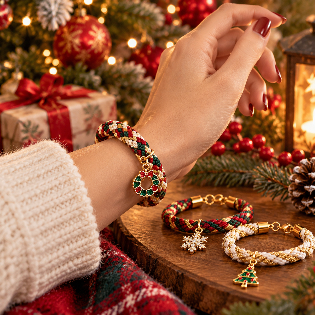 TopSpire® Christmas Kumihimo Bracelet Kit