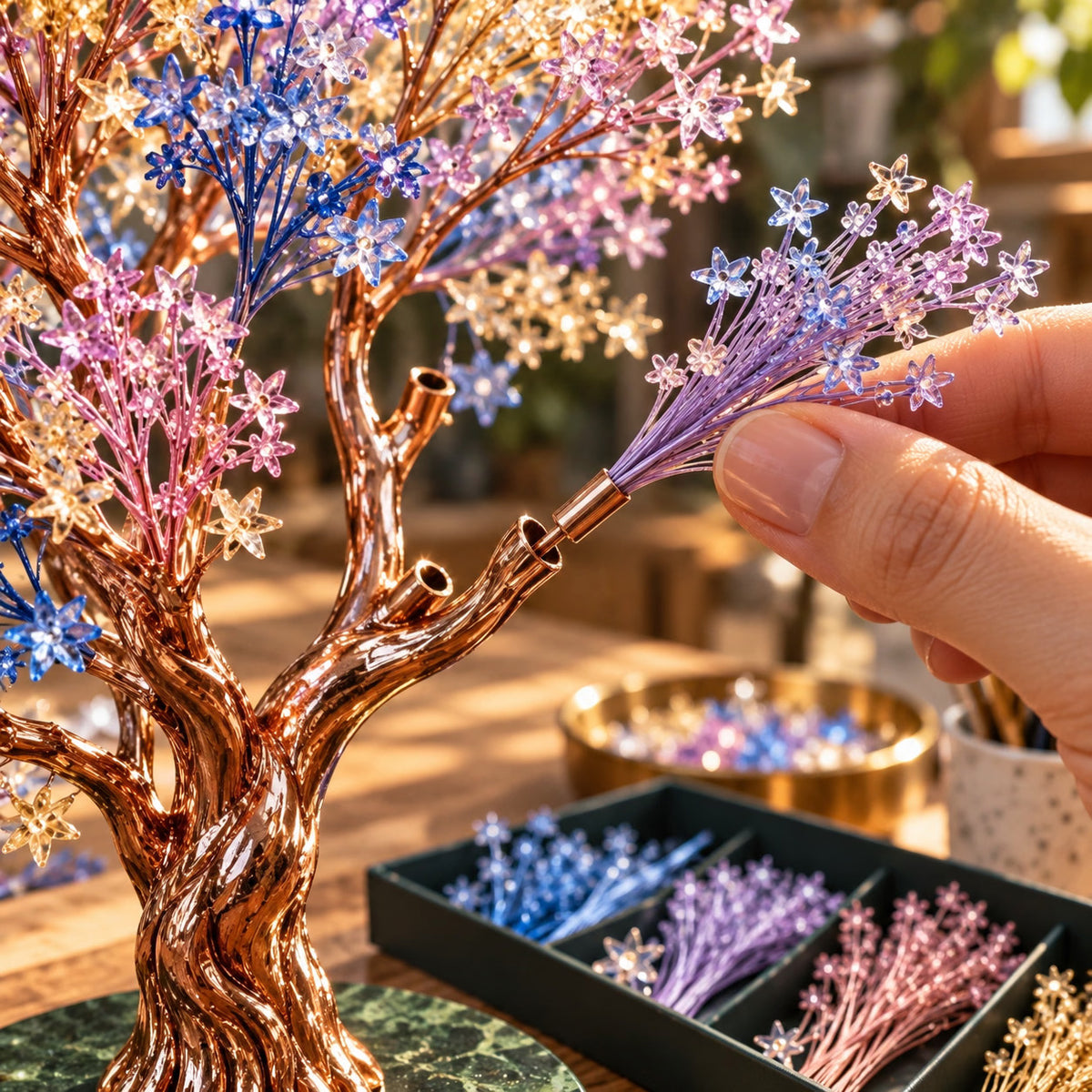 DIY Starlit Blossom Tree Art Kit