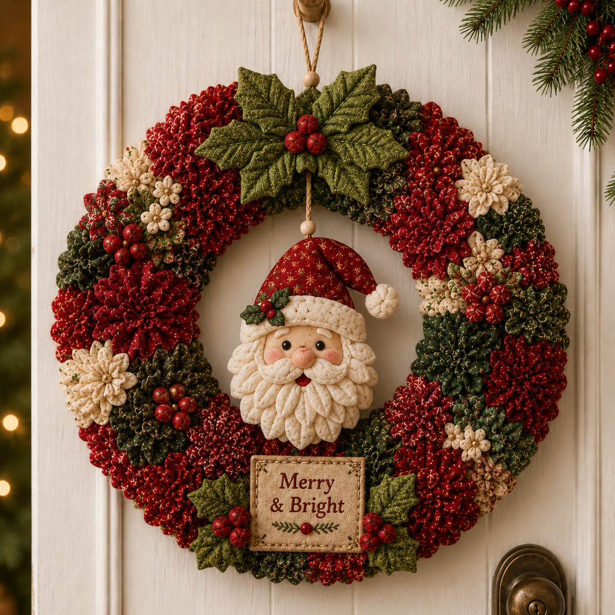 🔥49% Off Last Day 🔥 3D Fabric Poke Wreath DIY Kit