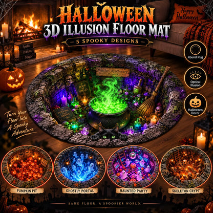 🎃Halloween 3D Illusion Floor Mat
