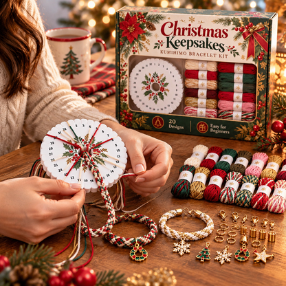 TopSpire® Christmas Kumihimo Bracelet Kit