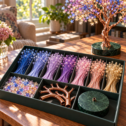 DIY Starlit Blossom Tree Art Kit