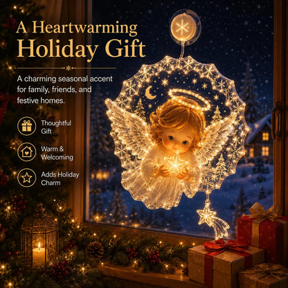 ✨Last Day 50% OFF🎄Lighted Christmas Window Decoration with Suction Cup– 8 Warm LED Festive Designs✨