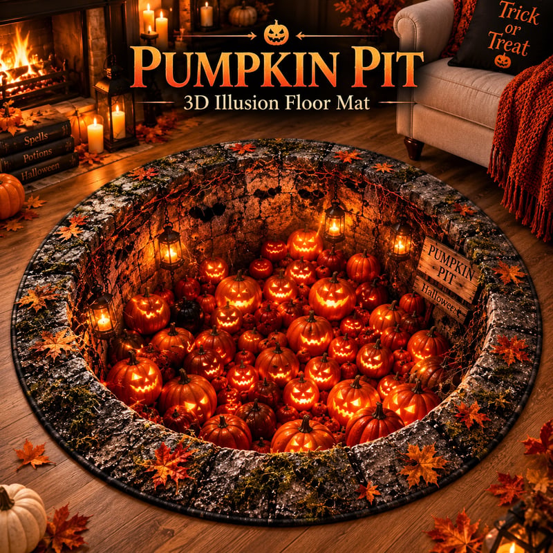 🎃Halloween 3D Illusion Floor Mat