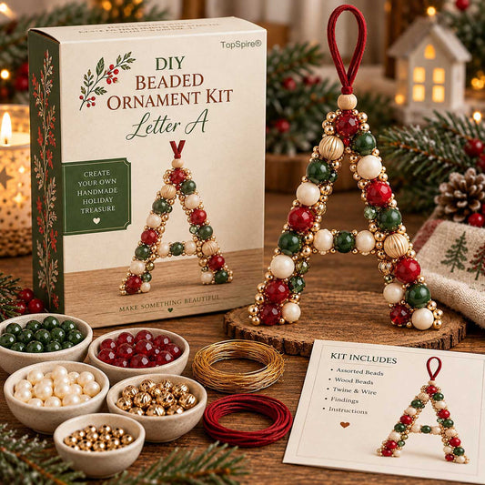 TopSpire® DIY Christmas Letter Bead Ornament Kit