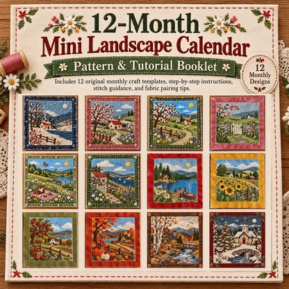 TopSpire®2027 Miniature Landscape Calendar + DIY Tutorial Booklet