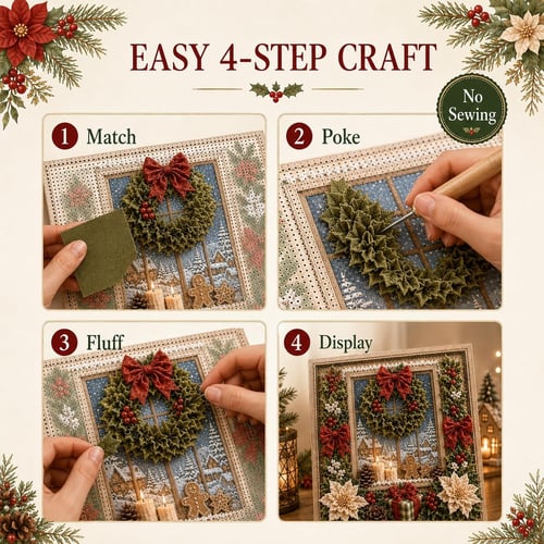 🎁🎅3D Christmas Fabric Stamping Set