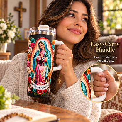 Our Lady of Guadalupe 40oz insulated tumbler - image 9