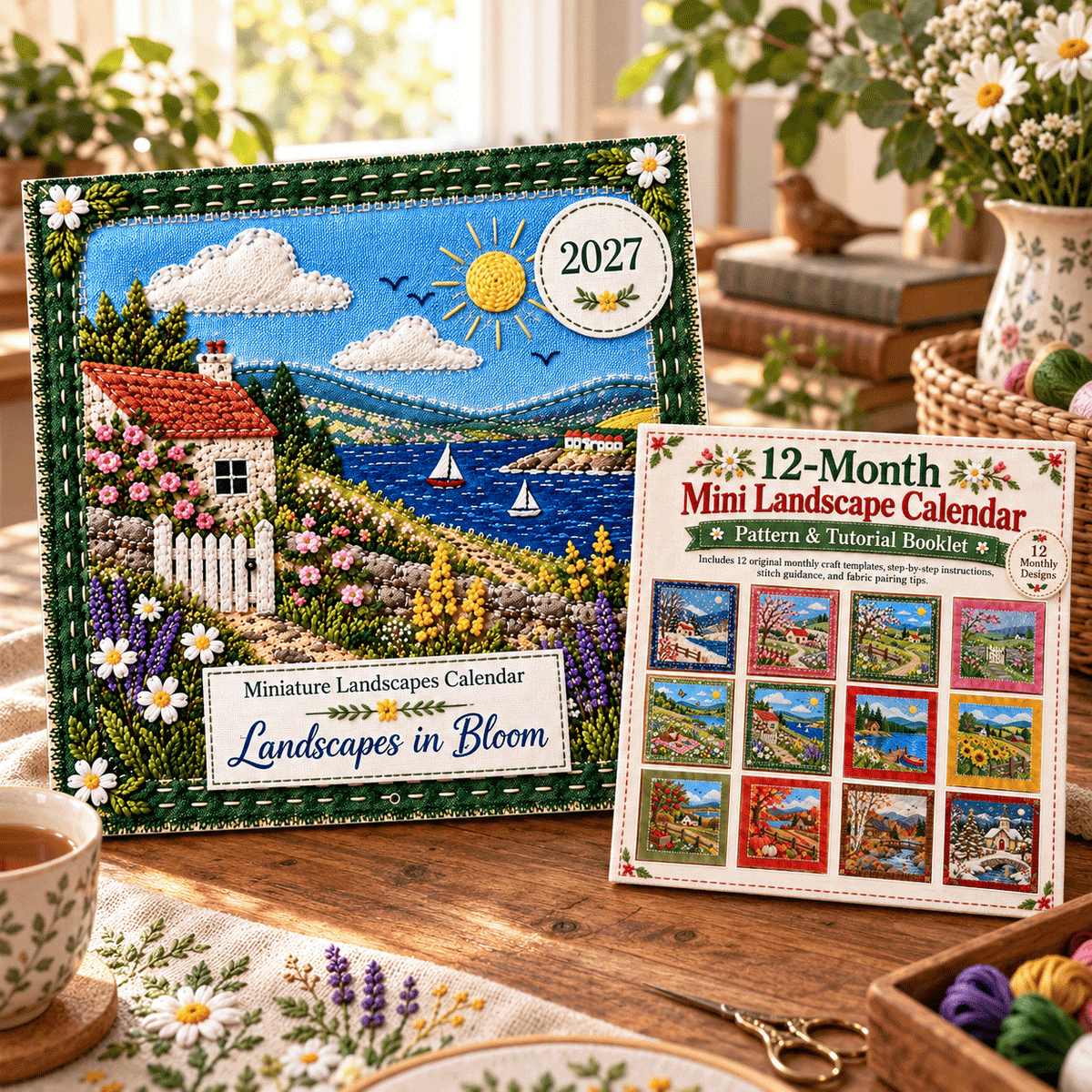 TopSpire®2027 Miniature Landscape Calendar + DIY Tutorial Booklet