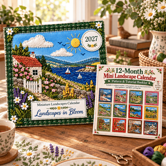 TopSpire®2027 Miniature Landscape Calendar + DIY Tutorial Booklet