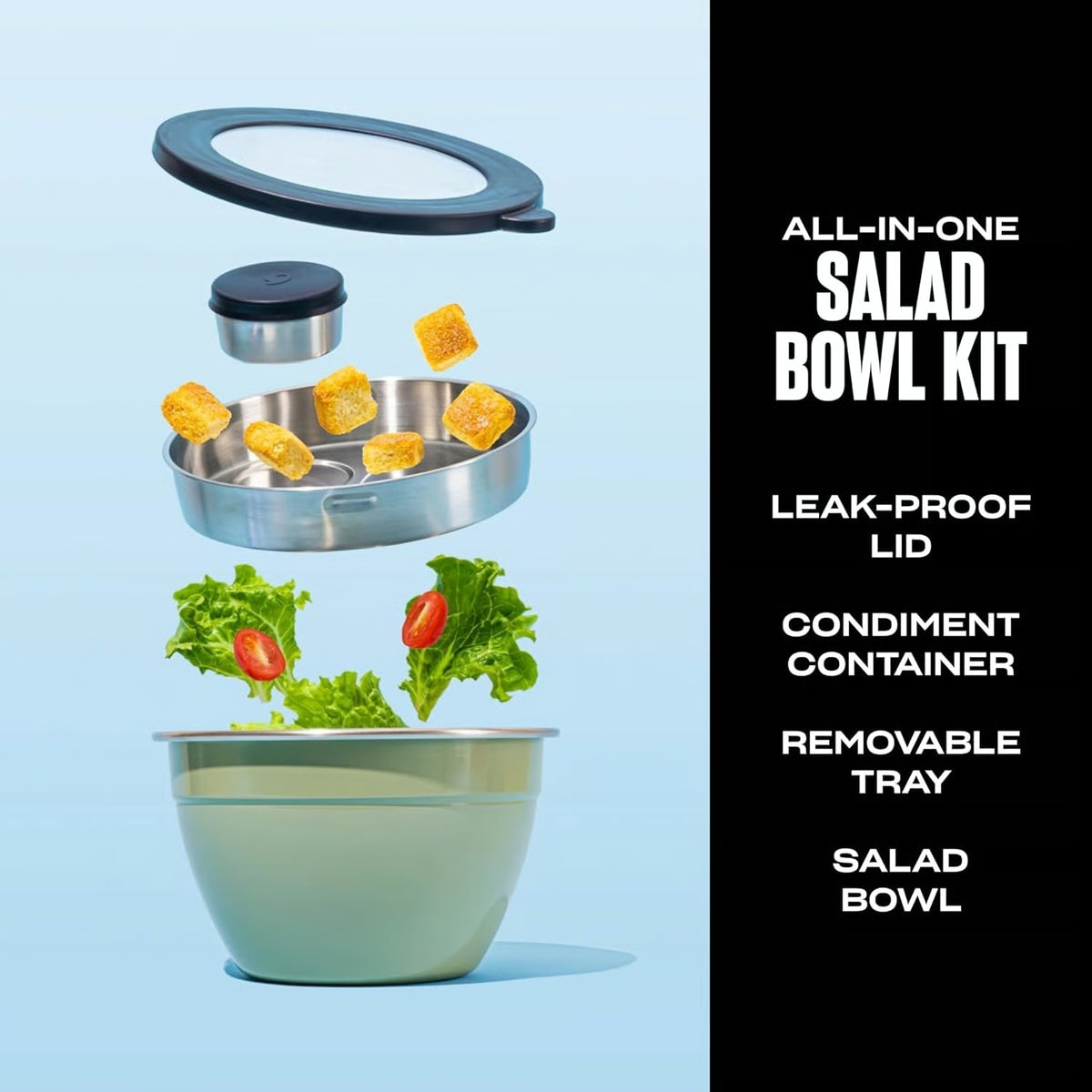 Ultimate 3-in-1 Salad Bowl