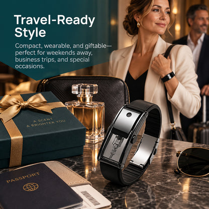 Refillable Fragrance Atomizer Bracelet