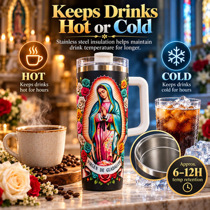 Our Lady of Guadalupe 40oz insulated tumbler - image 5