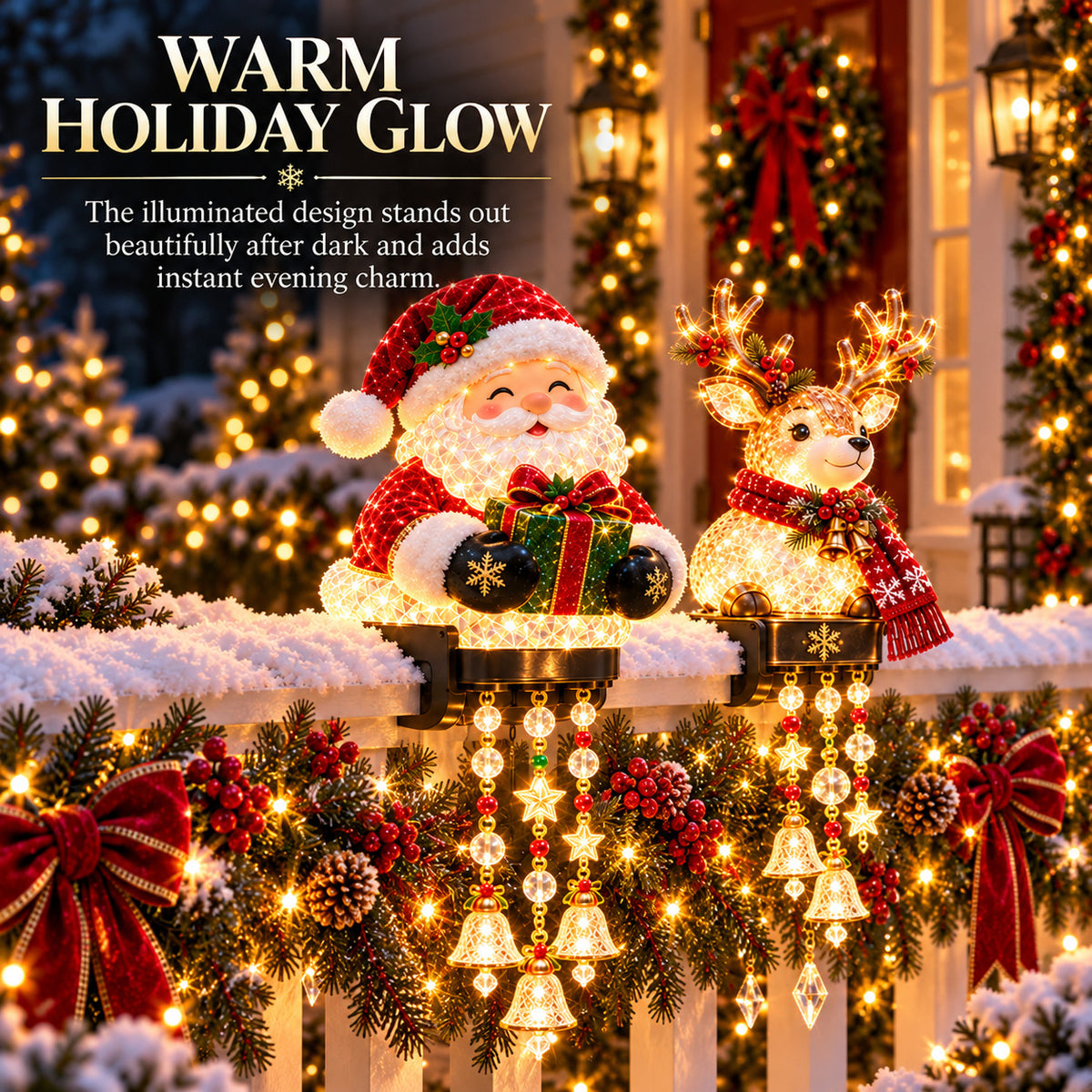 Christmas Railing Lights