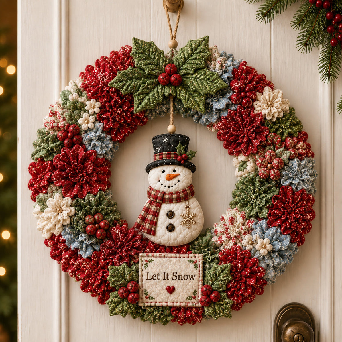 🔥49% Off Last Day 🔥 3D Fabric Poke Wreath DIY Kit