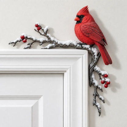✨Last Day 49% OFF✨Cardinal Winter Door Topper