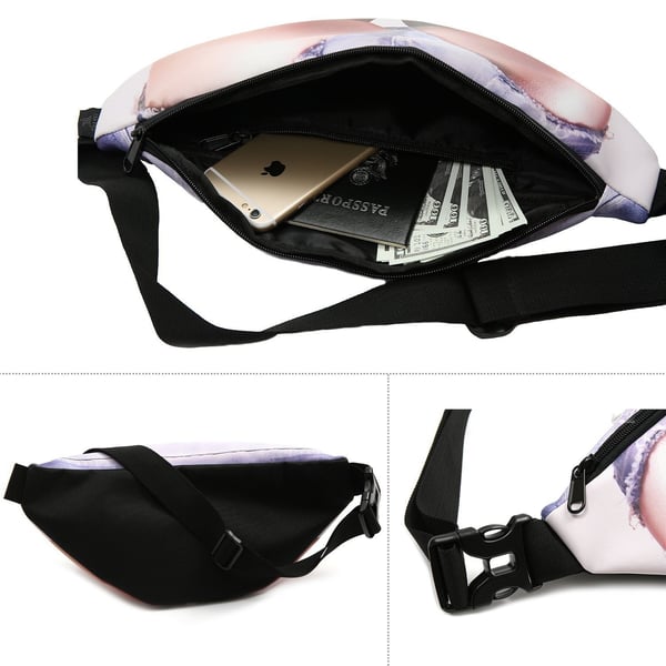 Funny Fake Beer‑Belly Fanny Pack