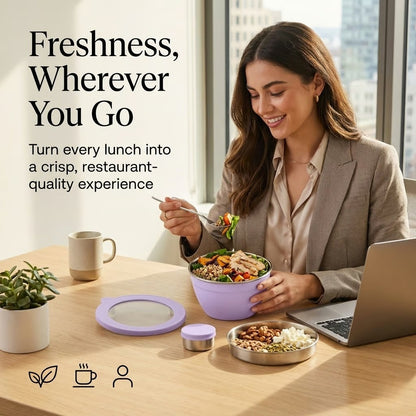 Ultimate 3-in-1 Salad Bowl