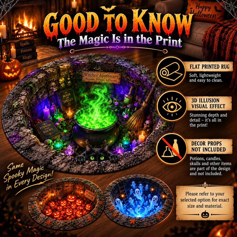 🎃Halloween 3D Illusion Floor Mat