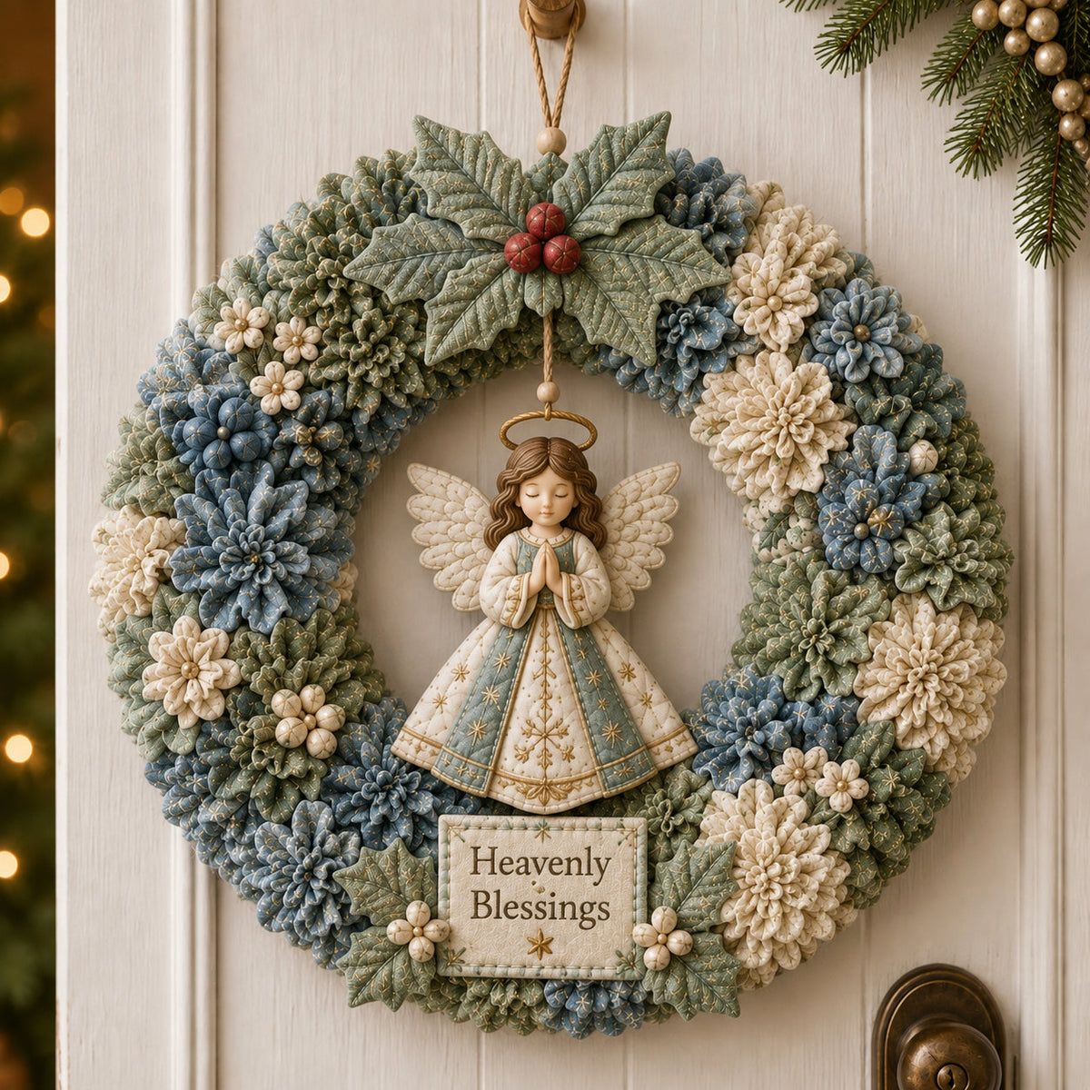 🔥49% Off Last Day 🔥 3D Fabric Poke Wreath DIY Kit