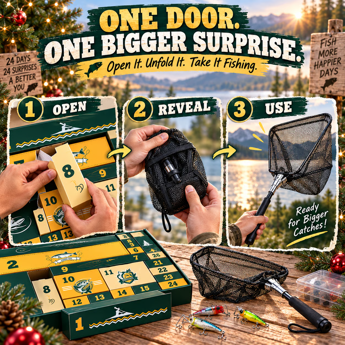 ⏳ Last day! 50% OFF – 🎣24-Day Fishing Countdown Calendar