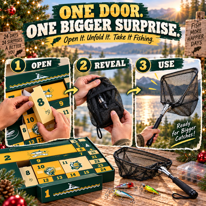 ⏳ Last day! 50% OFF – 🎣24-Day Fishing Countdown Calendar
