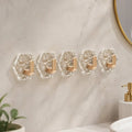 🔥Buy More Save More🔥Heavy-Duty Plastic Self-Adhesive Hexagonal Ripple Hooks, 10/20-Pack