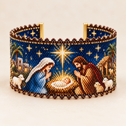 TopSpire® Bethlehem's Sacred Light DIY Beaded Cuff Kit