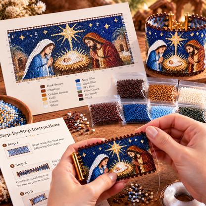 TopSpire® Bethlehem's Sacred Light DIY Beaded Cuff Kit