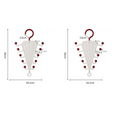 Multi-Functional V-Shaped Double Sided Hanger Storage Rack