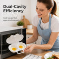 🍳BUY 1 GET 1 FREE + 50% OFF! 🥚Microwave Egg Poacher with Lid & Handle